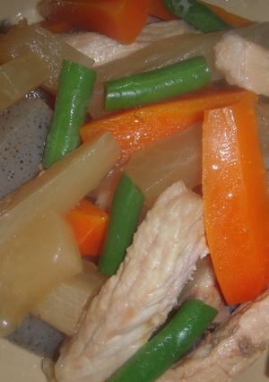 圧力鍋で大根と豚ロースの煮物-レシピのメイン写真