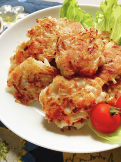 簡単節約☆鶏胸肉ともやしのもちもち焼き-レシピのメイン写真