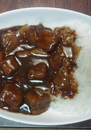 サイコロステーキカレー-レシピのメイン写真