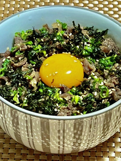 レンジで簡単!スタミナ丼-レシピのメイン写真