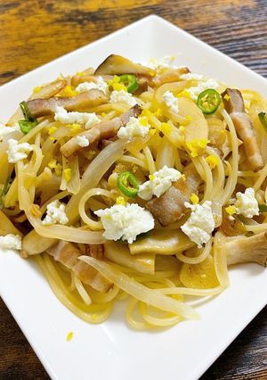 レモンと青唐辛子の爽やかパスタ-レシピのメイン写真