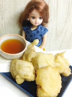 リカちゃん♡メカジキの天ぷら(つゆだく)-レシピのメイン写真