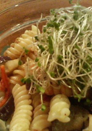 簡単ナスとキムチのパスタ-レシピのメイン写真