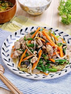 豚こま肉のスタミナ野菜炒め-レシピのメイン写真