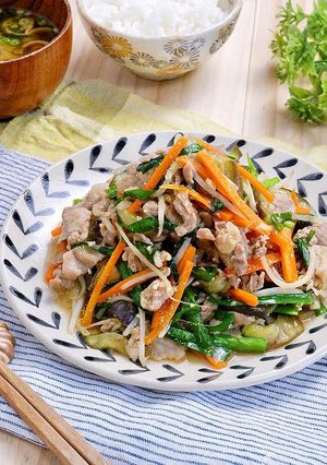豚こま肉のスタミナ野菜炒め-レシピのメイン写真
