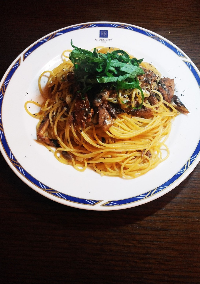 簡単☆いわし蒲焼きの和風パスタ-レシピのメイン写真