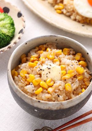 とうもろこしのバターしょうゆごはん-レシピのメイン写真