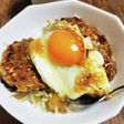 オートミール入り豆腐キムチハンバーグ!