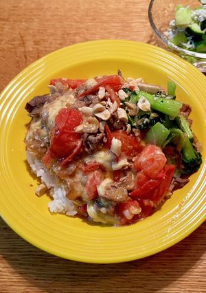 スパイシートマチ牛丼ふう〜-レシピのメイン写真