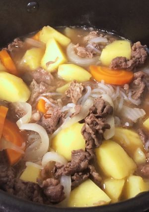 安芸津じゃがいもで作る★ホクホク肉じゃが-レシピのメイン写真