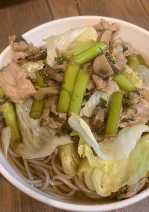 スタミナ蕎麦-レシピのメイン写真