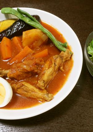 カレー粉とトマト缶でスープカレー-レシピのメイン写真