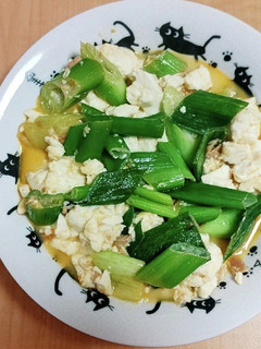 豆腐とねぎとツナ炒め-レシピのメイン写真