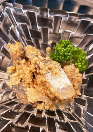 お刺身鯵の胡麻汚し-レシピのメイン写真