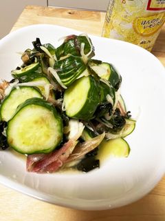 きゅうりとみょうがとワカメの甘酢漬け-レシピのメイン写真