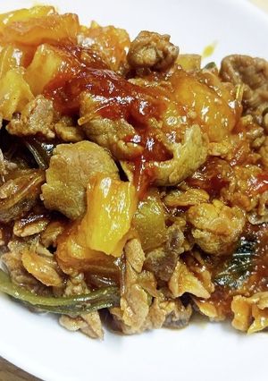 肉野菜炒めリメイク→味付かんたん酢豚-レシピのメイン写真
