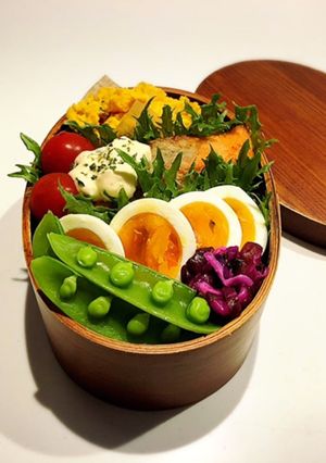 のっけ弁当2022.07.13サーモン-レシピのメイン写真