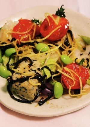 “枝豆ひじき豆腐バ-”ごま昆布煮&プトマ-レシピのメイン写真