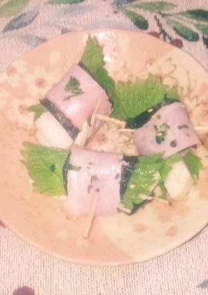 長芋のベーコンと海苔と青紫蘇とチーズ巻き-レシピのメイン写真