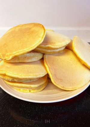 忙しい朝に！子ども喜ぶ栄養ホットケーキ-レシピのメイン写真