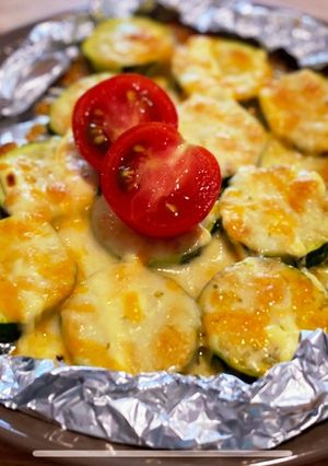 糖質制限OK♪簡単ズッキーニのチーズ焼き-レシピのメイン写真