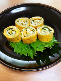 シソ巻き玉子焼き-レシピのメイン写真