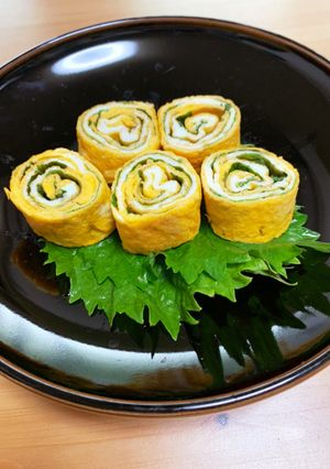 シソ巻き玉子焼き-レシピのメイン写真