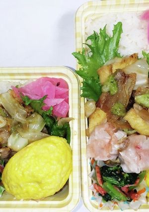 【夫婦弁当240】豚肉と油揚げの炒めたん-レシピのメイン写真
