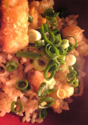 麩と葱と胡麻の混ぜ玄米ご飯-レシピのメイン写真