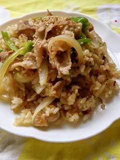 生姜焼きチャーハン♪-レシピのメイン写真