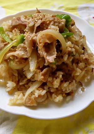 生姜焼きチャーハン♪-レシピのメイン写真
