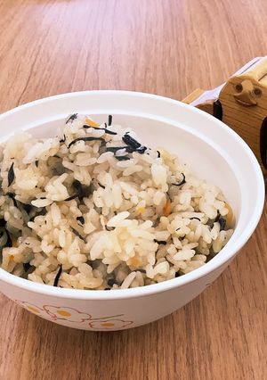 【大崎市】ひじきごはん【学校給食】-レシピのメイン写真