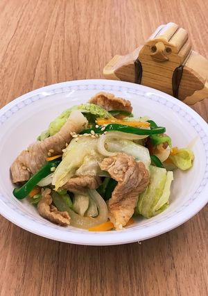 【大崎市】豚肉のプルコギ【学校給食】-レシピのメイン写真