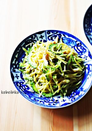 千切りじゃが芋とゴーヤのカレー炒め-レシピのメイン写真