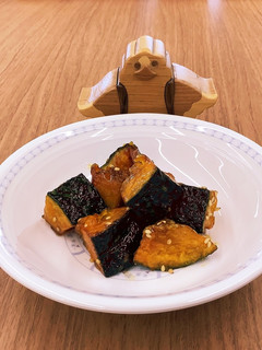 【大崎市】かぼちゃの甘がらめ【学校給食】-レシピのメイン写真