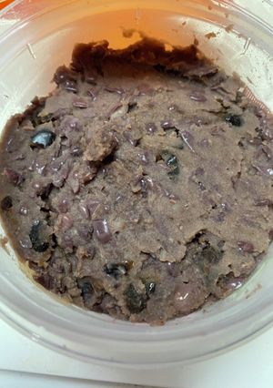 炊飯器で柔らか茹で小豆(デーツ餡子)-レシピのメイン写真