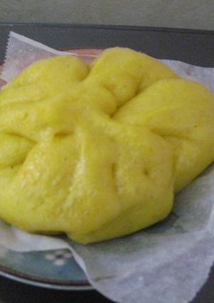 カボチャ入れて皮が黄色い肉まん-レシピのメイン写真