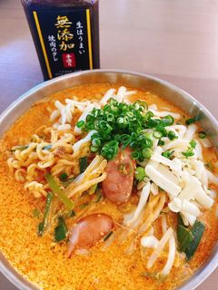 無添加焼肉の生だれでコク旨ロゼ辛ラーメン-レシピのメイン写真