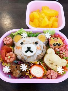 リラックマキャラ弁☆幼稚園用☆2歳-レシピのメイン写真