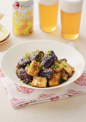 なすと厚揚げの香ばしごま味噌炒め-レシピのメイン写真