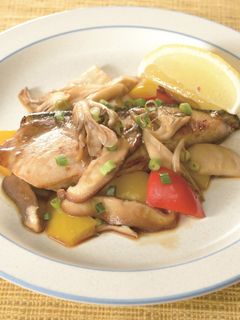ぶりの塩焼ききのこソースがけ-レシピのメイン写真