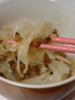 納豆作戦1 納豆大根*・” ●)-レシピのメイン写真
