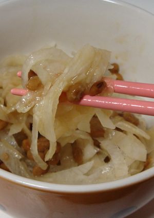 納豆作戦1　納豆大根＊・”　●）-レシピのメイン写真