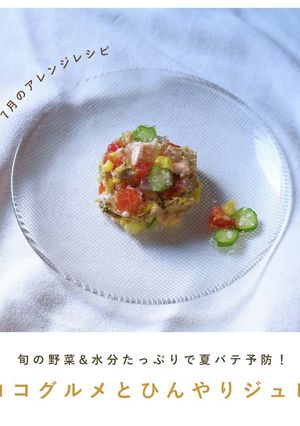 犬ご飯/ココグルメとひんやりジュレ-レシピのメイン写真