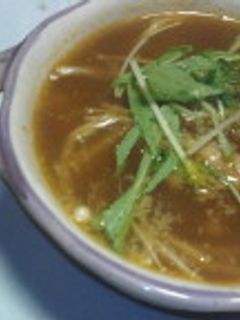 カレーを食べ終わった鍋で☆節約スープ-レシピのメイン写真