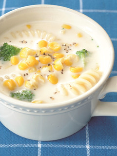 パスタ入りコーンスープ-レシピのメイン写真