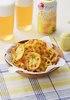 カリカリチーズれんこん-レシピのメイン写真