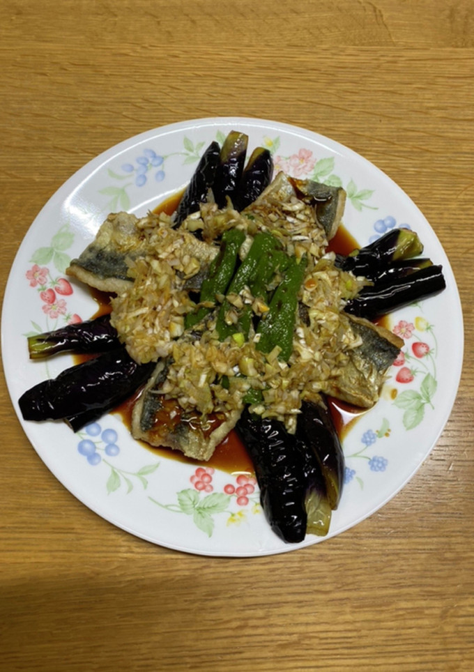 揚げナスと鯵のネギだれ掛け-レシピのメイン写真