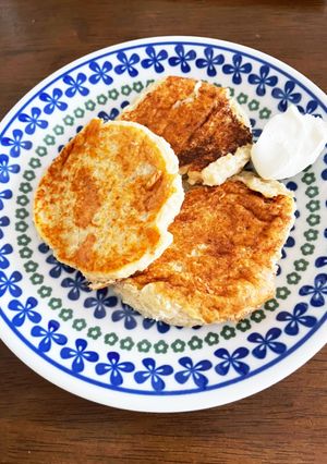 おからとオートミールのもちふわパンケーキ-レシピのメイン写真