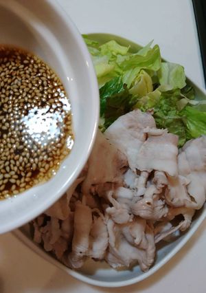 簡単！冷しゃぶ♪美味しいピリ辛だれ♪-レシピのメイン写真